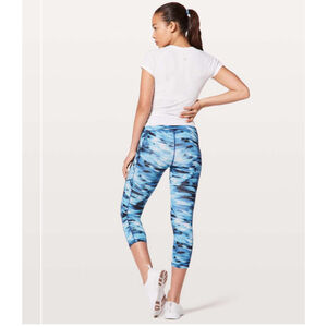Lululemon Speed Up Crop 21" Tidal Multi